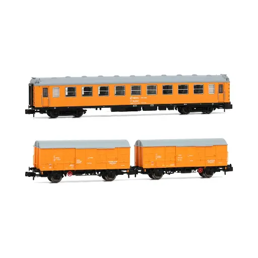 [HN4456] Coffret de 3 unités "Tren Taller Granada" - Arnold HN4456 - N 1/160 - RENFE - EP V