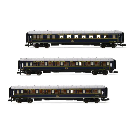 [HN4461] Coffret de 3 voitures "Castellano Expreso" CIWL - Arnold HN4461 - N 1/160 - RENFE - EP IV