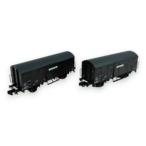[HN6571] Coffret de 2 wagons couverts Kv "Provence Express" - Arnold HN6571 - N 1/160 - SNCF - Ep III - 2R