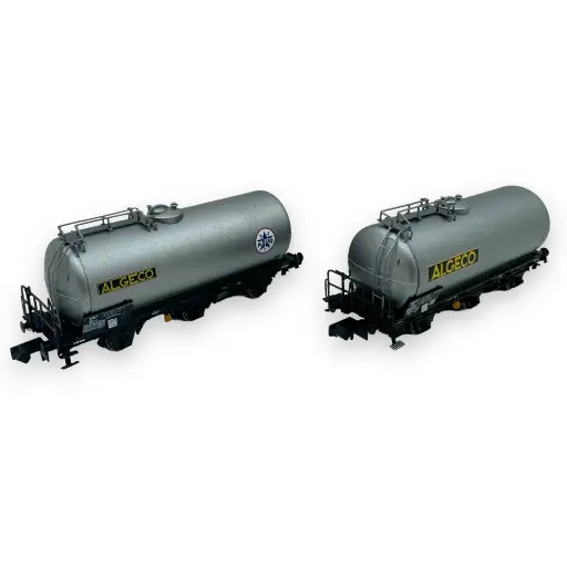 [HN6607] Coffret de 2 wagons citernes à 3 essieux "Algeco" - Arnold HN6607 - N 1/160 - SNCF - Ep III - 2R