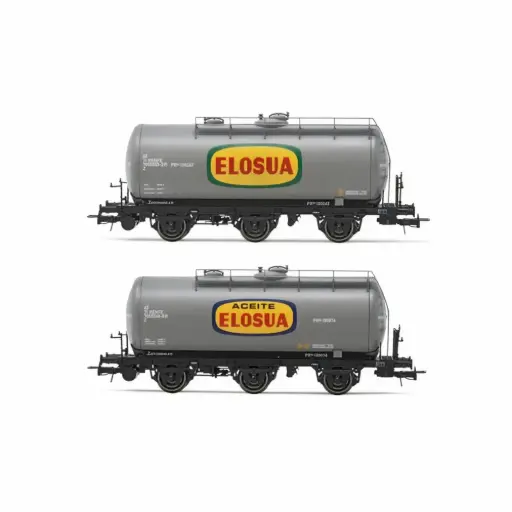 [HN6613] Coffret de 2 wagons citernes "Elosua" - Arnold HN6613 - N 1/160 - RENFE - Ep IV