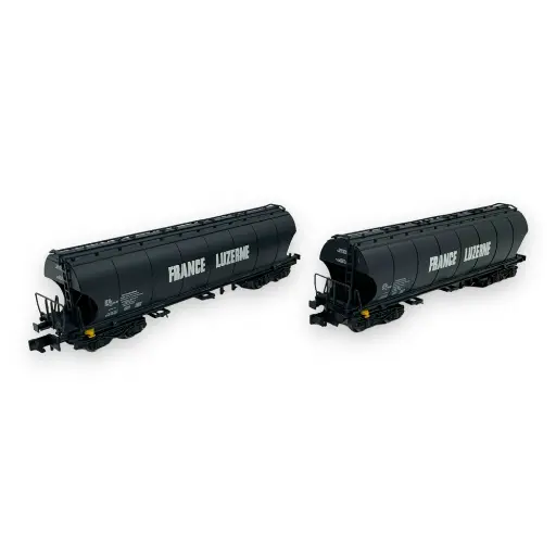 [HN6619] Coffret 2 wagons silos France Luzerne - Arnold HN6619 - N 1/160 - SNCF - Ep IV