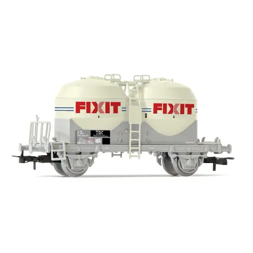 [HN6641] Wagon silo à Essieux type Ucs "FIXIT" - ARNOLD HN6641 - SNCF - N 1/160 - EP V