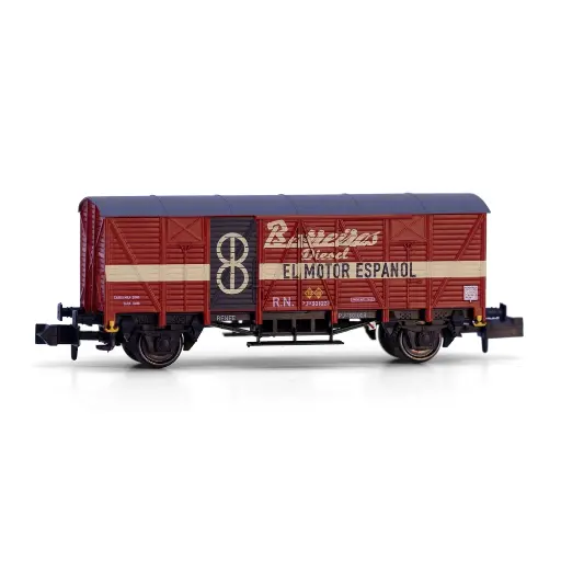 [HN6661] Wagon couvert "Barreiros" - Arnold HN6661 - N 1/160 - RENFE - EP III
