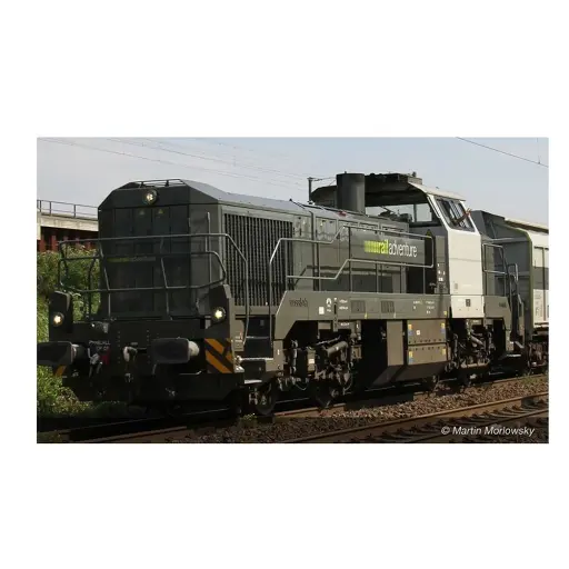 [HN9059] Locomotive diesel Vossloh DE 18 du RailAdventure - ARNOLD HN9059 - TT 1/120 - EP VI - Analogique - 2R