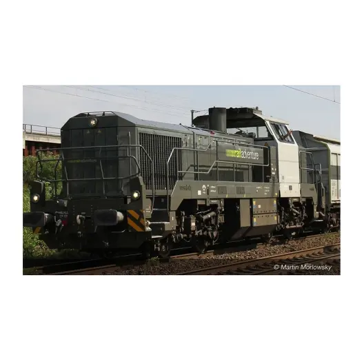 [HN9059S] Locomotive diesel Vossloh DE 18 du RailAdventure - ARNOLD HN9059S - TT 1/120 - EP VI - Digital son - 2R