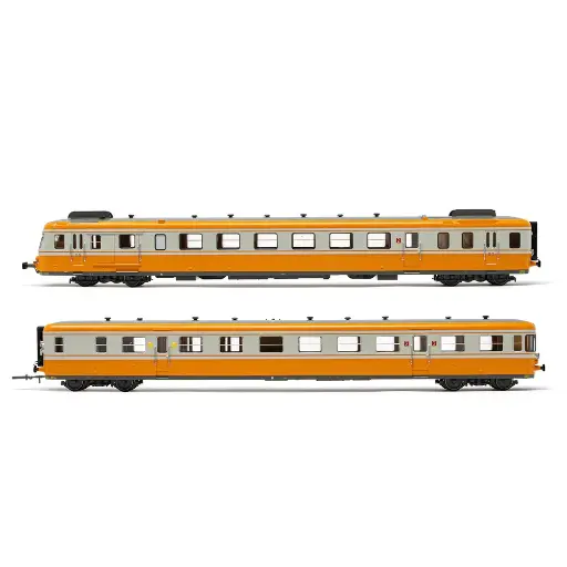 [HN2637] Autorail Diesel RGP 2 modernisé + remorque - Arnold HN2637 - SNCF - N 1/160 - EP IV - Analogique - 2R