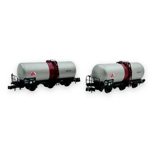 [HN6675] Coffret de 2 wagons citernes à vin à 3 essieux Uh "SGTL SEWAR" - Arnold HN6675 - N 1/160 - SNCF - Ep IV - 2R