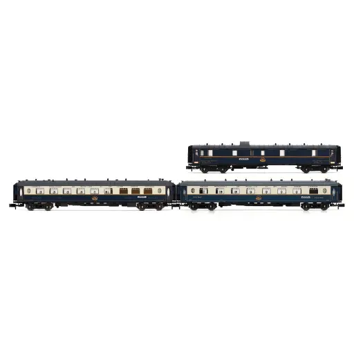 [HN4490] Coffret de 3 voitures "Edelweiss Pullman Express" 1/2 - Arnold HN4490 - N 1/160 - CIWL - EP II - 2R
