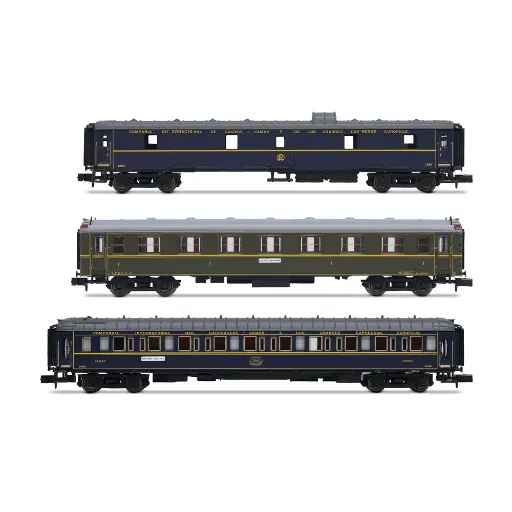 [HN4486] Coffret 3 pièces "Sud Express" 1/2 - Arnold HN4486 - N 1/160 - CIWL - EP III-IV
