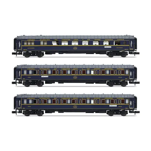 [HN4487] Coffret 3 pièces « Sud Express » 2/2 - Arnold HN4487 - N 1/160 - CIWL - EP III-IV
