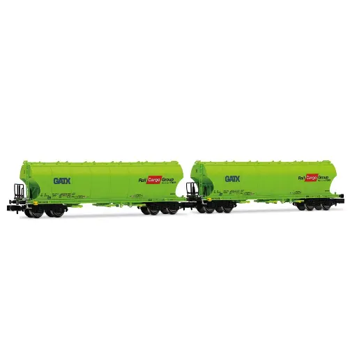 Coffret de 2 wagons trémies « Rail Cargo Group » - Arnold HN6707 - N 1/160 - EP VI