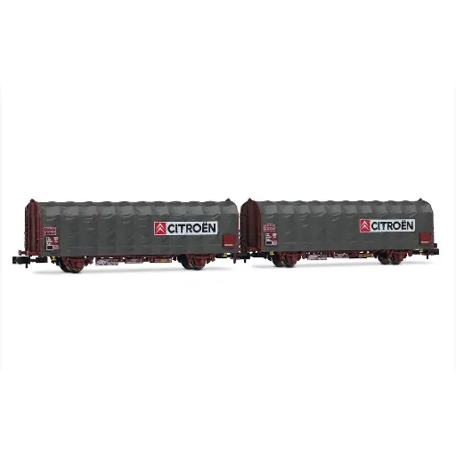 [HN6712] Coffret de 2 wagons bâchés « Citroën » - Arnold HN6712 - N 1/160 - SNCF - EP IV-V