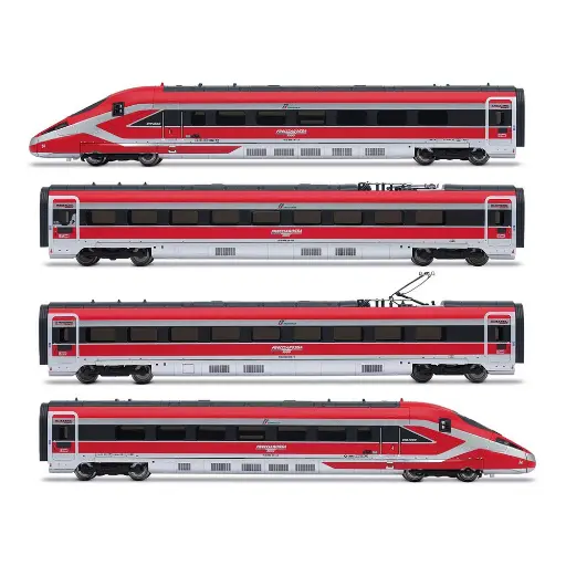 [HN2619] Coffret 4 éléments TGV « Frecciarossa 1000 » nouvelle livrée - Arnold HN2619 - N 1/160 - FS - Ep VI - Analogique - 2R
