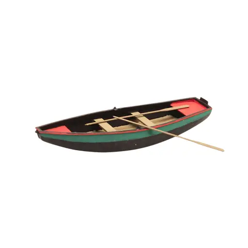 [AR387.09-GN] Barque à rames - Vert - ARTITEC 387.09-GN - Échelle HO 1/87ème - Acier