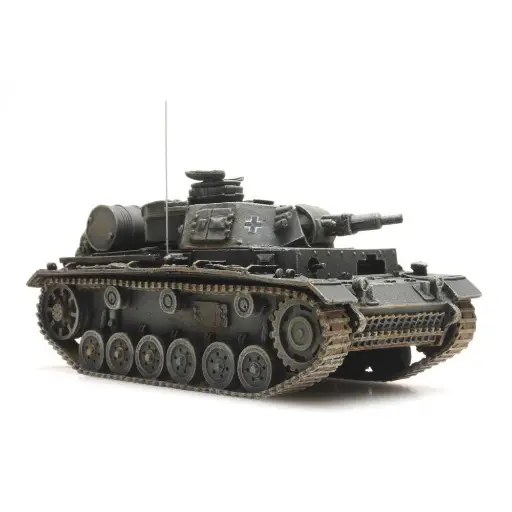 [AR387.317] Véhicule militaire allemand Panzerkampfwagen III Gris- Artitec 387.317 - HO 1/87