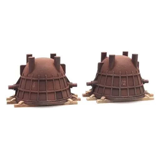 [AR487.801.56] Pack de 2 Louches en fonte pour wagon ARTITEC 487.801.56 - HO : 1/87