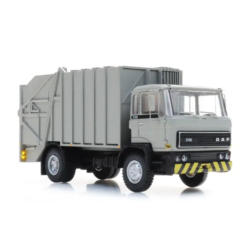 [AR487.052.14] Camion poubelle DAF gris - ARTITEC 487.052.14 - HO : 1/87