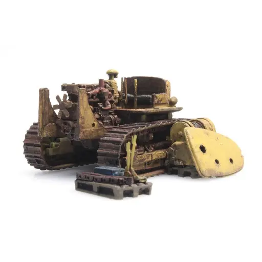 [AR487.601.01] Bulldozer D7 rouillé RIP - ARTITEC 487.601.01 - HO : 1/87