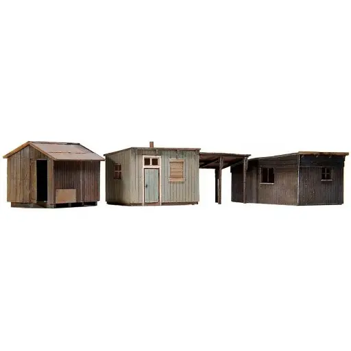 [AR10.199] Abris de jardin - kit résine - non peint - Artitec 10.199 - HO 1/87