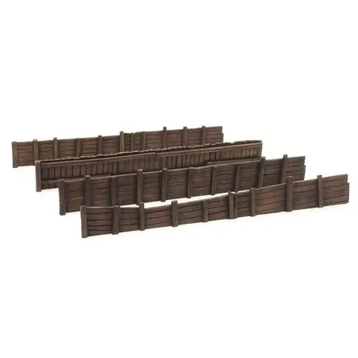 [AR10.333] Mur de Quai en Bois - Artitec 10.333 - HO 1/87