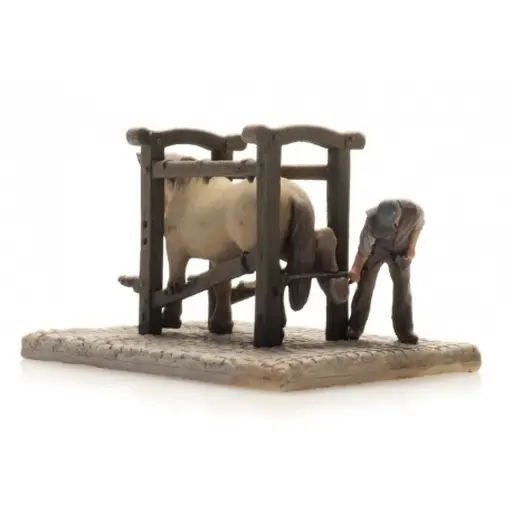 [AR387.431] Maréchal ferrant et cheval - Artitec 387.431 - HO 1/87