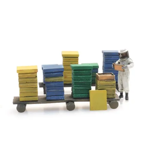 [AR387.477] Ruches et apiculteur - Artitec AR387.477 - HO 1/87