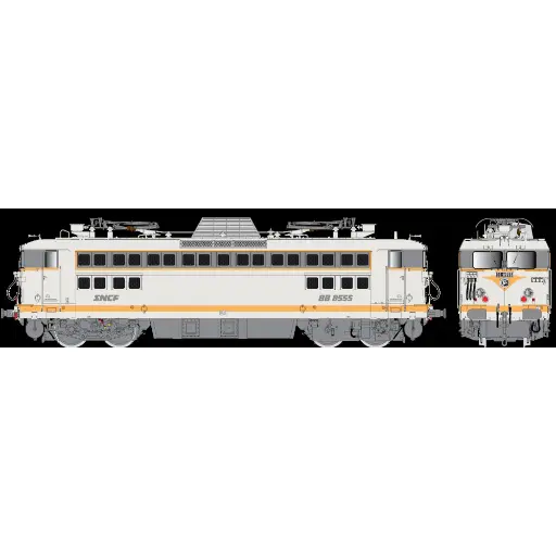 [R37.HO41077] Locomotive Électrique BB 8555 - R37 HO 41077 - HO 1/87 - SNCF - EP V - Analogique - DC