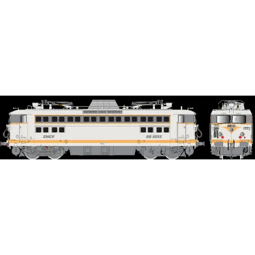 [R37.HO41077DS] Locomotive Électrique BB 8555 - R37 HO 41077DS - HO 1/87 - SNCF - EP V - Digital Sound - DCC