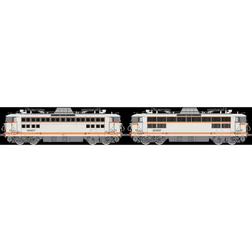 [R37.HO41080D] Couplage de Locomotives Électriques BB 408760 + BB 408784 - R37 HO 41080D - HO 1/87 - SNCF - EP V - Digital - DC