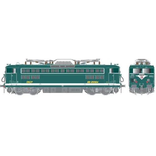 [R37.HO41087] Locomotive Électrique BB 25564 - R37 HO 41087 - HO 1/87 - SNCF - EP IV - Analogique