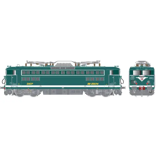 [R37.HO41088D] Locomotive Électrique BB 25574 - R37 HO 41088D - HO 1/87 - SNCF - EP IV - Digitale