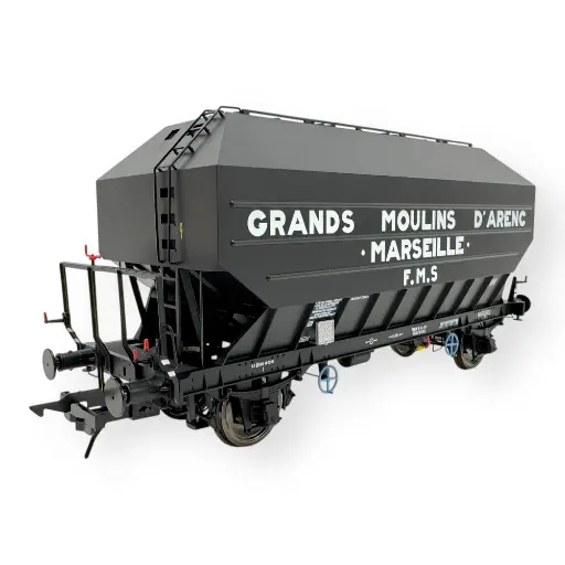 [RAIL433014] Wagon céréalier B. Richard Grand Moulins d'Arenc - Rail 43 433014 - O 1/43 - SNCF - Ep III - 2R