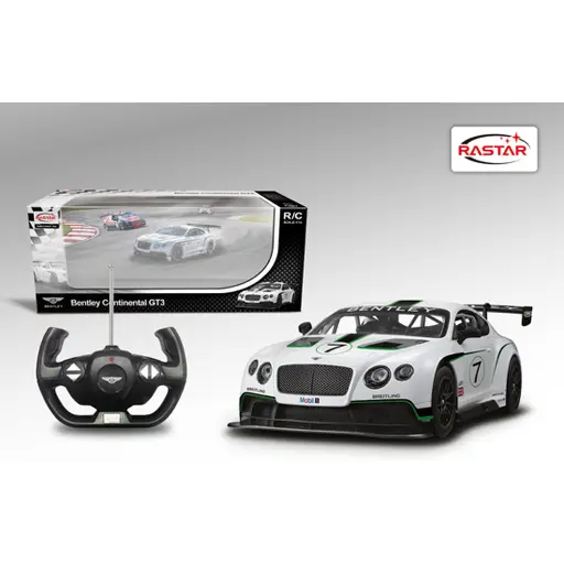 [RS70600] Voiture électrique - Bentley GT3 Performance blanche RTR - RASTAR RS70600 - 1/14
