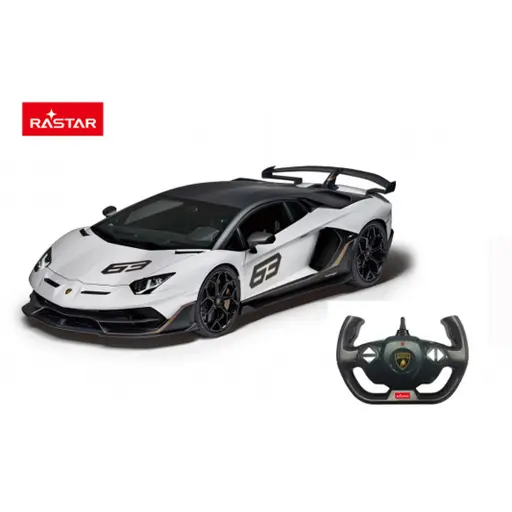 [RS96010] Voiture électrique - Lamborghini Aventador SVJ Blanche RTR - RASTAR RS96010 - 1/14