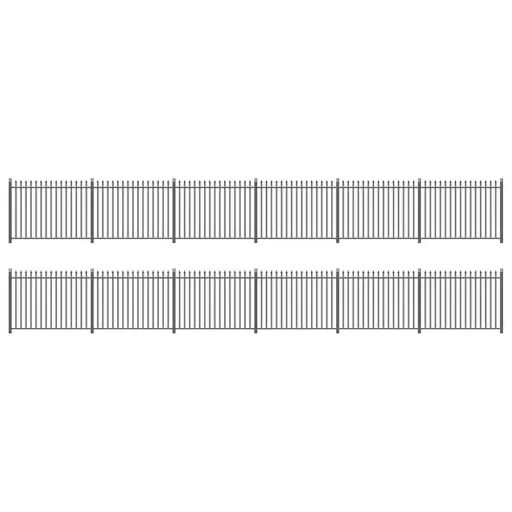 [RA434] Clôture - RATIO 434 - Échelle OO 1/76 / HO 1/87 - 700 mm - Noir