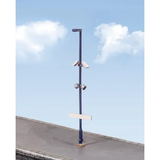 [RAT282] 10 lampadaires à plate-forme modernes - Ratio T282 - N 1/160