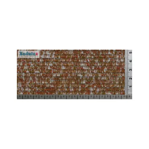 [RE087TM123] Plaque de décors Redutex 087TM123 - HO : 1/87 - Tuile Mécanique