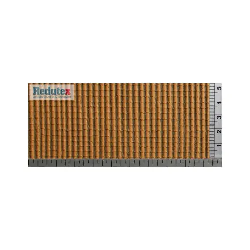 [RE087TA112] Plaque de décors Redutex 087TA112 - HO 1/87 - Tuile Arabe