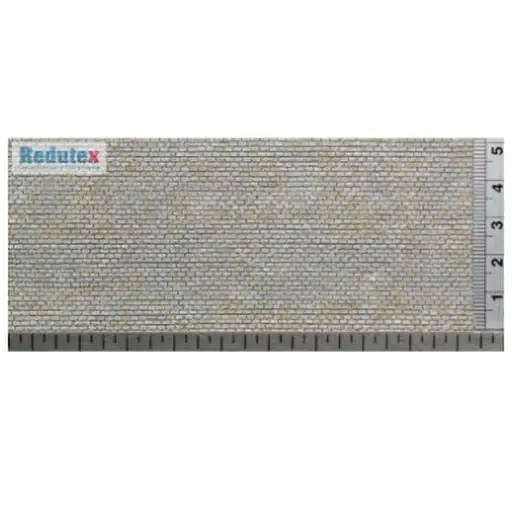 [RE148BL123] Plaque de décors - Redutex 148BL123 - N 1/160 - Bloc de pierre
