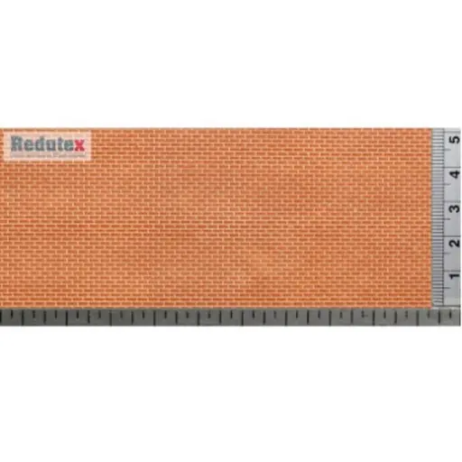 [RE087LD112] Plaque de décors - Redutex 087LD112 - HO / OO  - Brique plaine