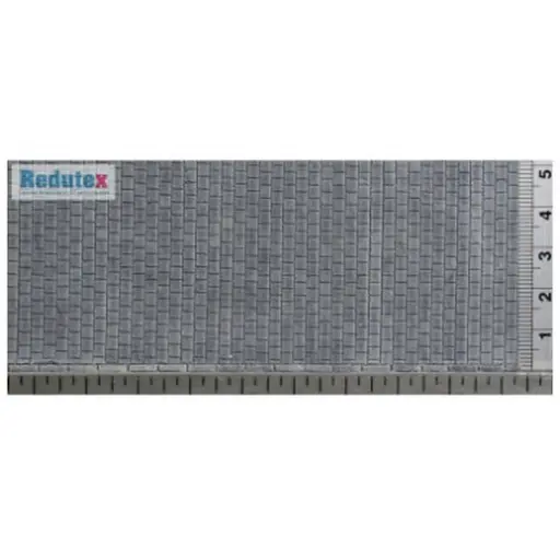 [RE087CC111] Plaque de décors - Redutex 087CC111 - N 1/160 - Chaussée carrée