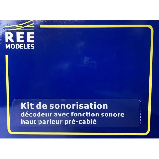 [REXB400] Décodeur sonore avec HP pour locomotive vapeur 231 ex PLM + haut-parleur - Ree Modèles XB400 - HO 1/87
