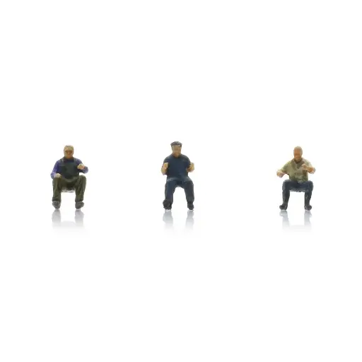 [AR5220006] Lot de 3 Conducteurs de tracteurs - Artitec 5220006 - Z 1/220