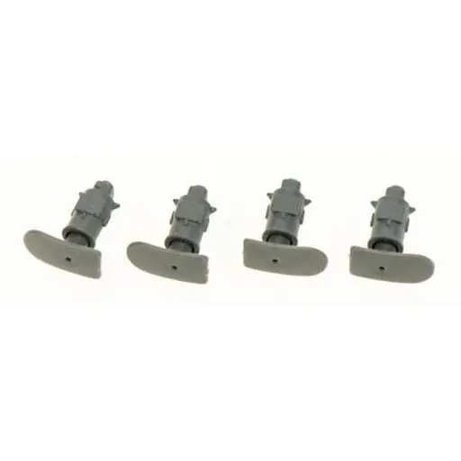[REXB31004] Set de 4 Tampons unifiés avec bord arrondi fonctionnel électrique/diesel
