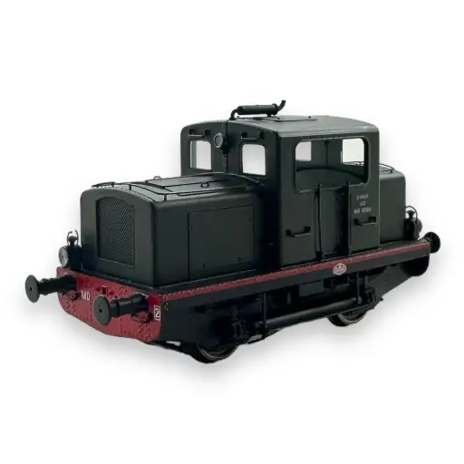 [REMB050] Locotracteur MOYSE 32 TDE | Vert306  Bande rouge - analogique - REE MODELES MB050 - SNCF