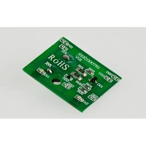 [REXB507] PCB DC/DCC avec Condensateur Feux Fin de convoi Fourgon OCEM 30 - 2 feux rouges