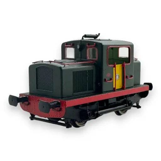 [REMB091DS] Locotracteur MOYSE 32 TDE | Vert 301 & rouge, porte jaune -DCC SON- REE MODELES MB091DS SNCF