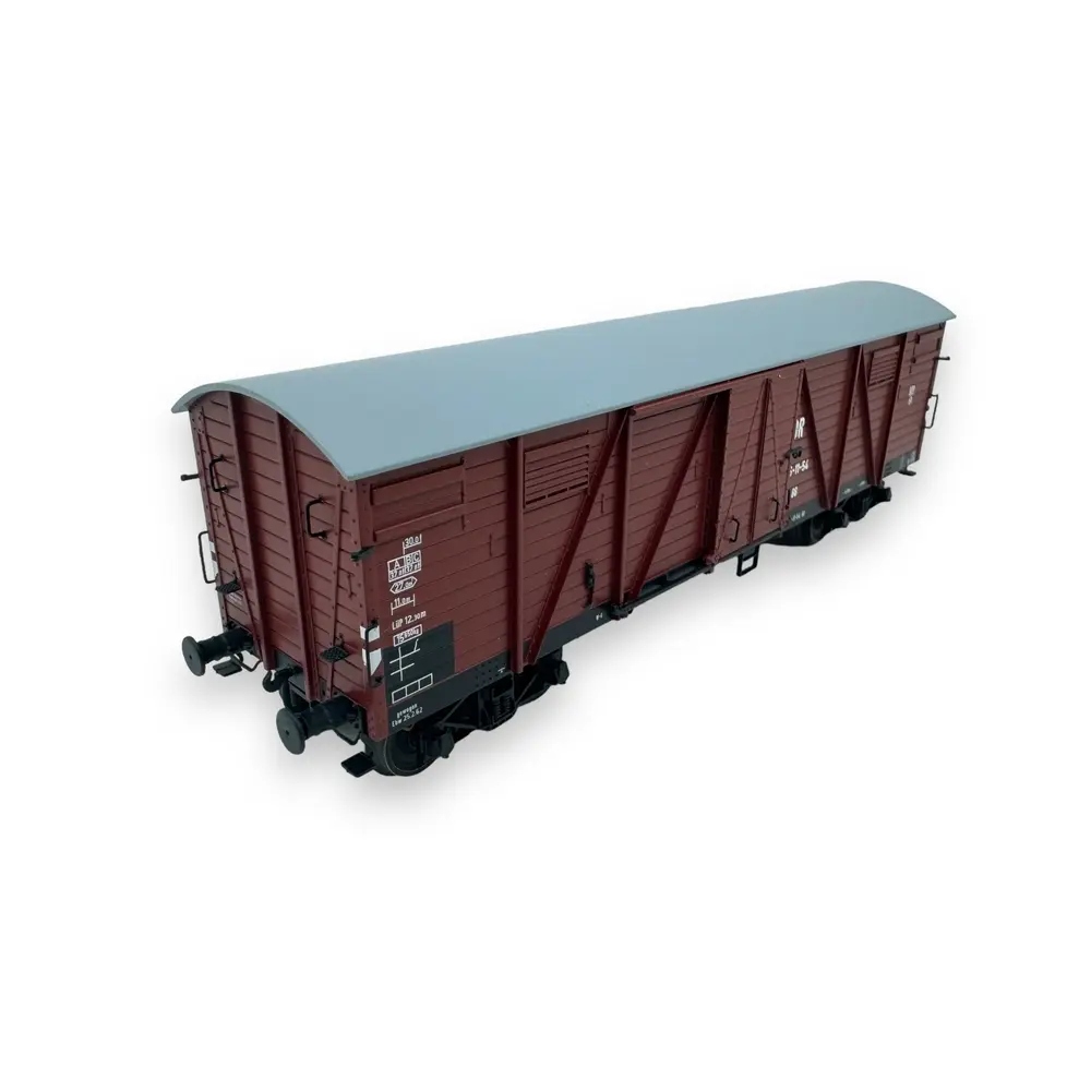 Wagon COUVERT TP 2 Portes avec roues Griffins Ep.II PO - WB-520 - REE
