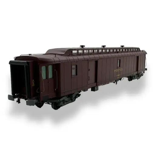 [REVB093] Voiture postale OCEM 21.6m ALLEGE PEz | REE MODELES VB093 SNCF HO 1/87
